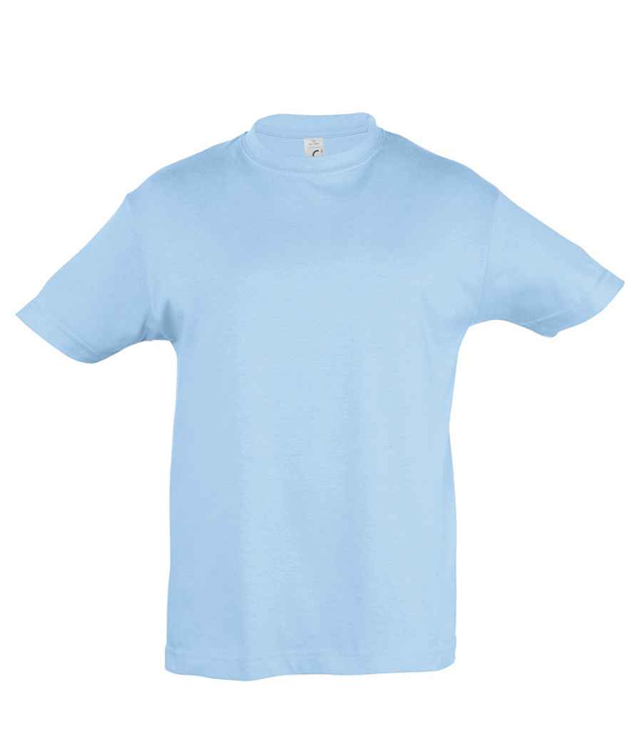 SOL'S Kids Regent T-Shirt in Sky Blue, front view