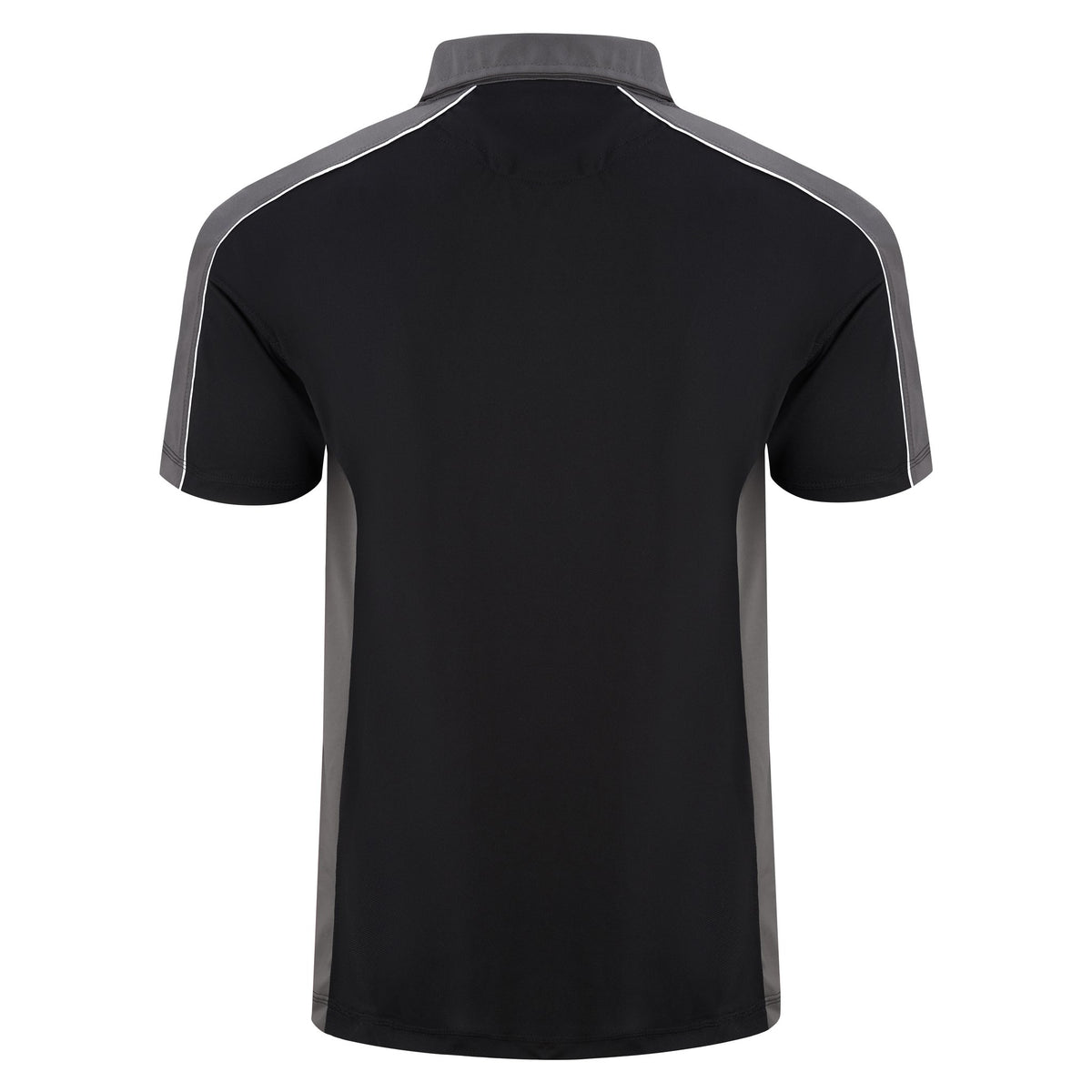 ØRN Avocet Wicking Poloshirt – Black - Graphite – back