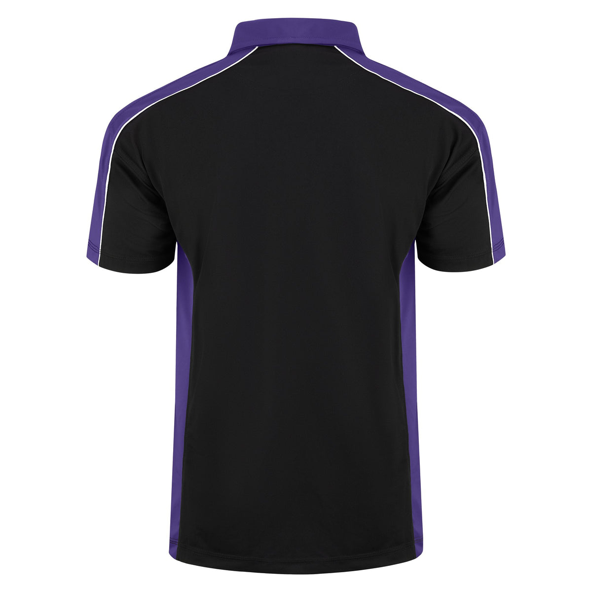 ØRN Avocet Wicking Poloshirt – Black - Purple – back