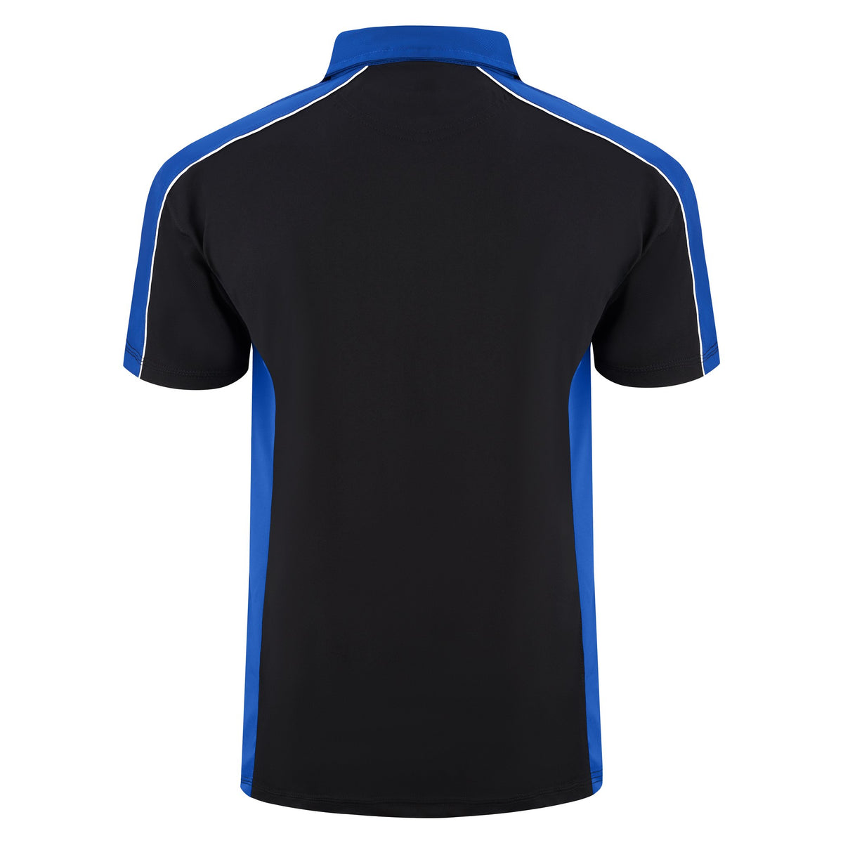 ØRN Avocet Wicking Poloshirt – Black - Royal – back