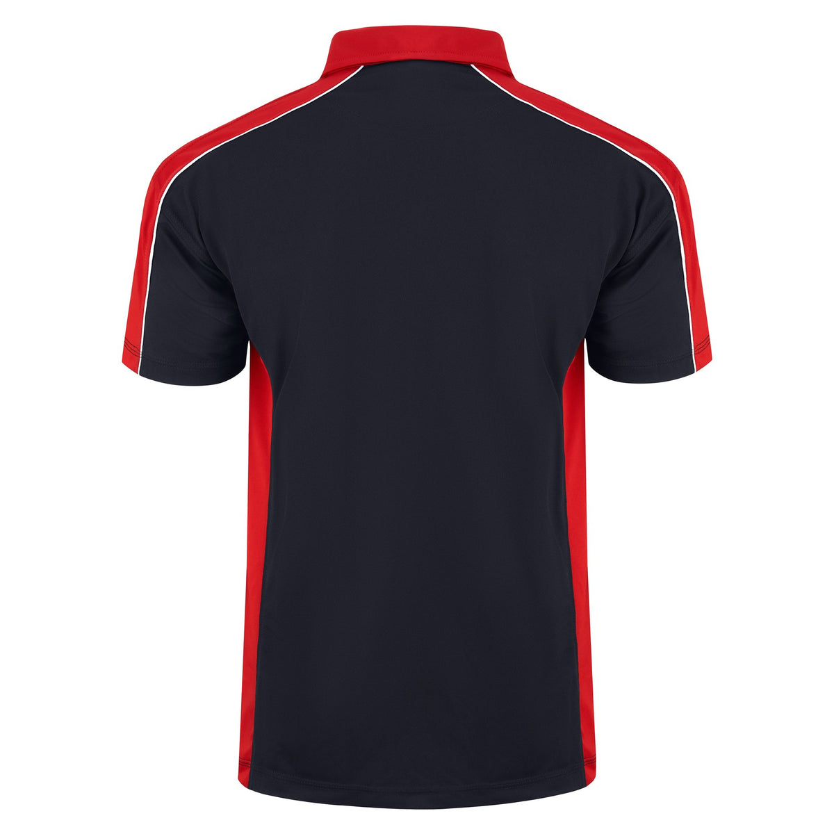 ØRN Avocet Wicking Poloshirt – Navy - Red – back