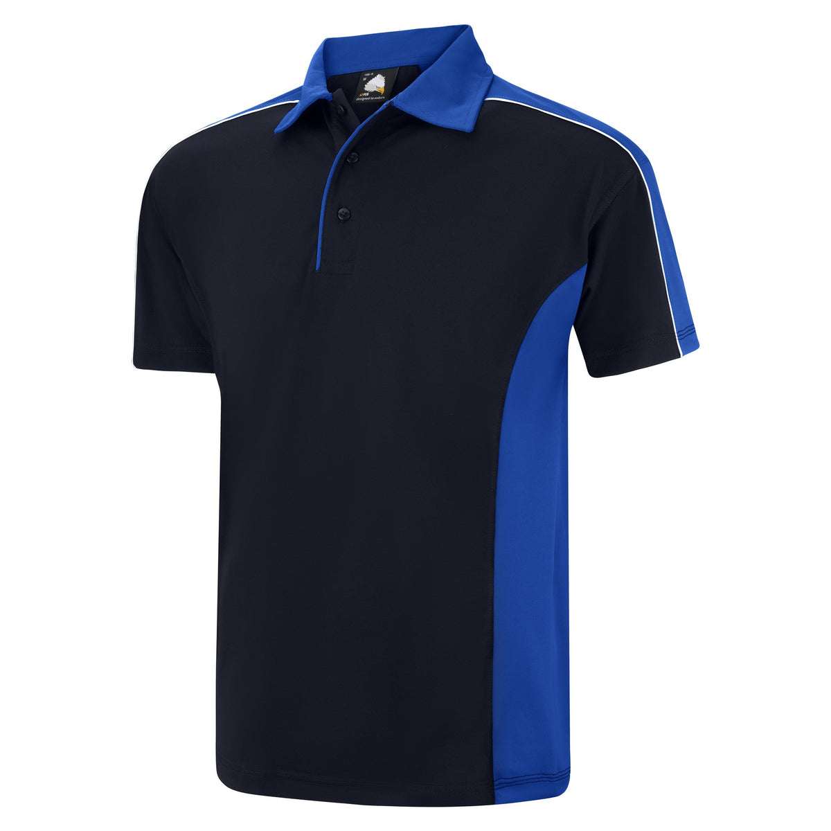 ØRN Avocet Wicking Poloshirt – Navy - Royal – side