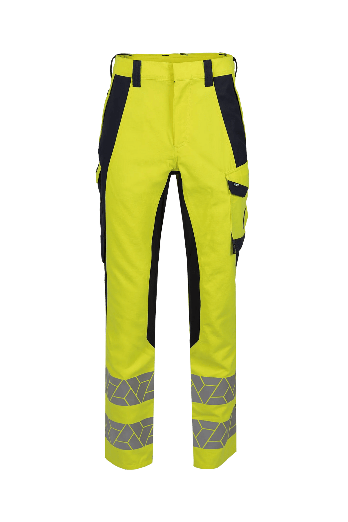 Sioen PRO Vitsor in High-vis yellow/Navy blue, front view