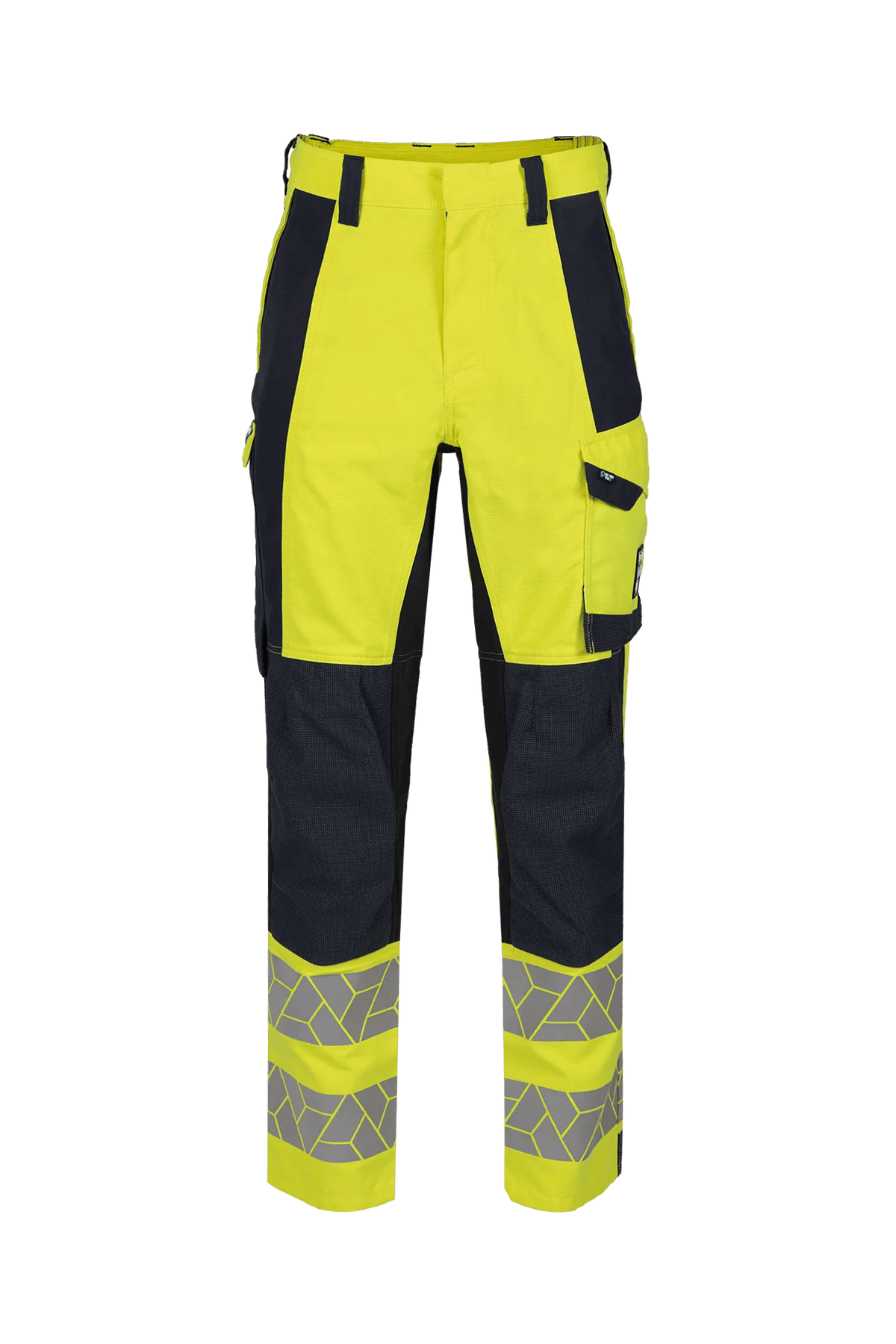 Sioen PRO Voncy in High-vis yellow/Navy blue, front view