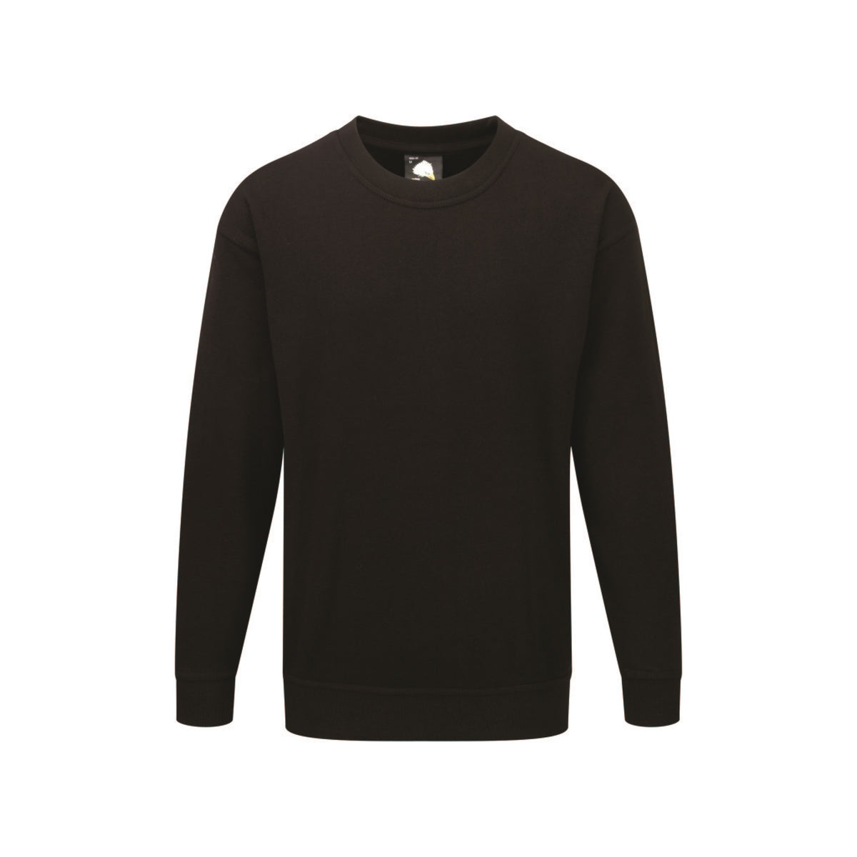 ØRN Seagull 100% Cotton Sweatshirt – Black – front