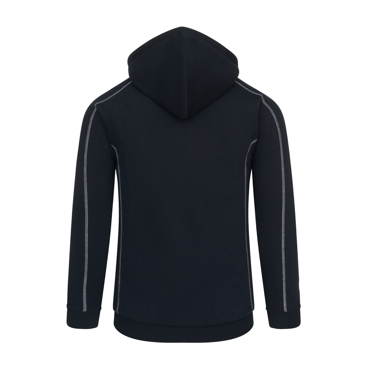 ØRN Crane Fur-Lined Hoodie – Navy – back