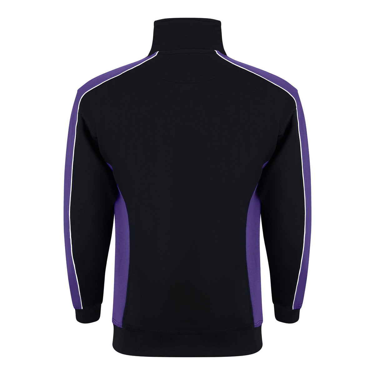 ØRN Avocet Quarter Zip Sweatshirt – Black - Purple – back