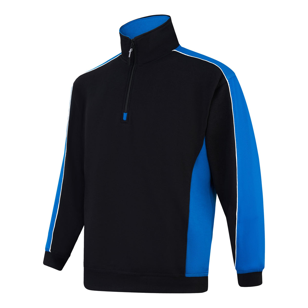 ØRN Avocet Quarter Zip Sweatshirt – Black - Reflex – side