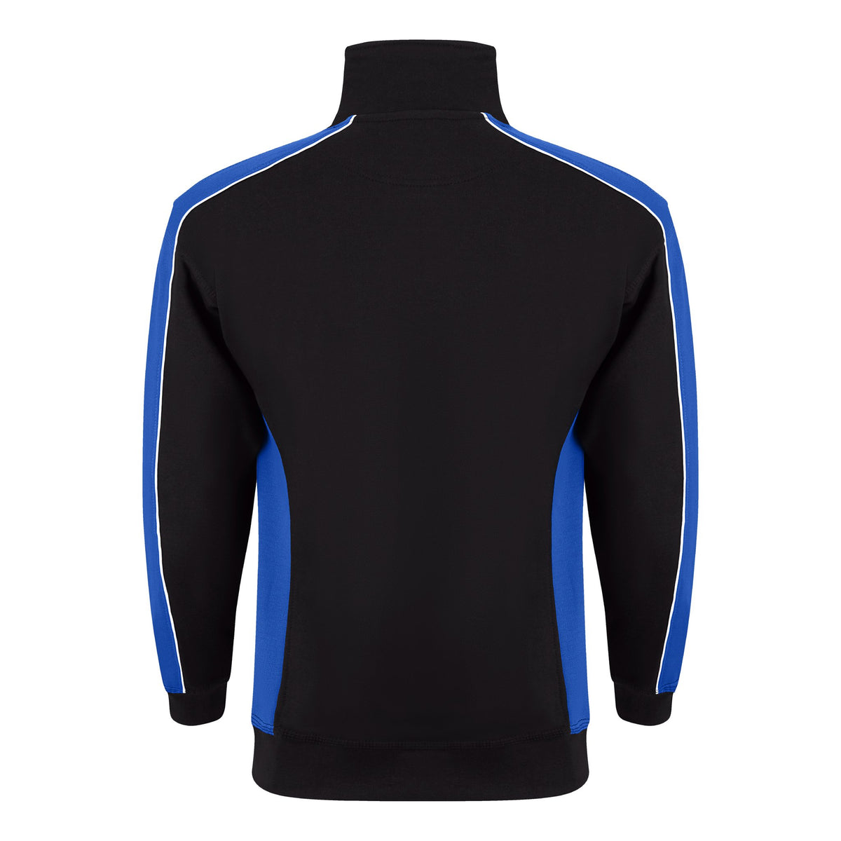 ØRN Avocet Quarter Zip Sweatshirt – Black - Royal – back