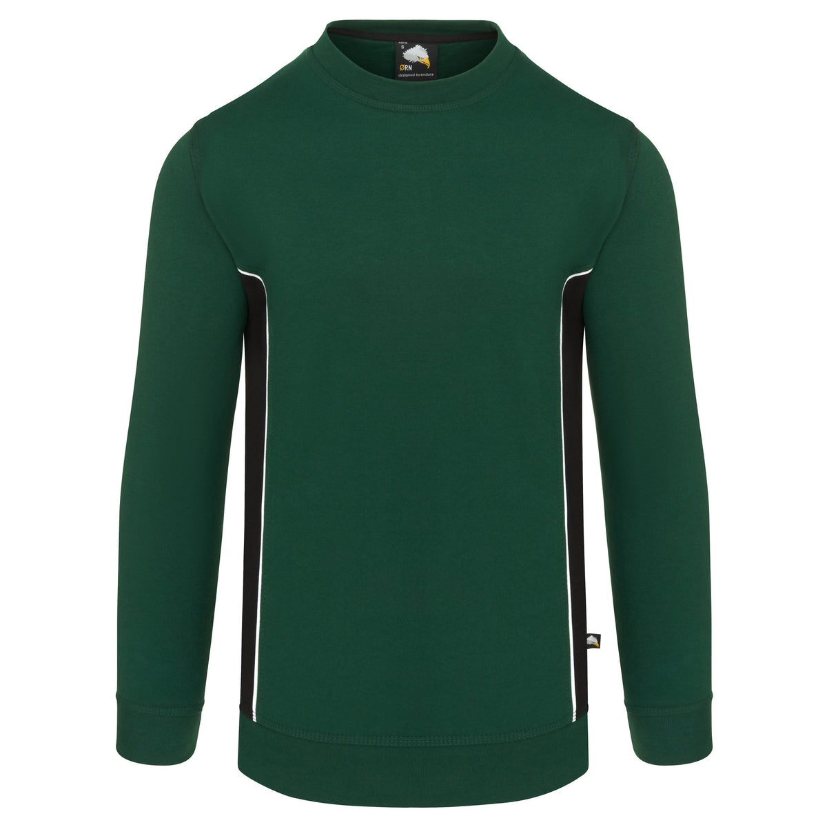 ØRN Silverswift Sweatshirt – Bottle - Black – front