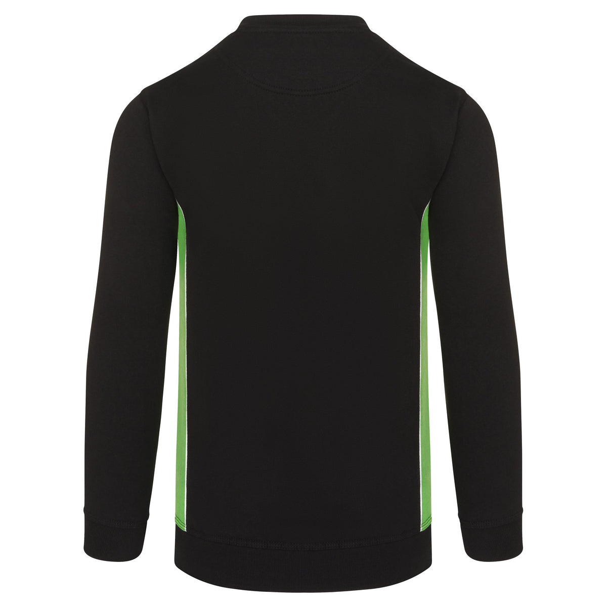 ØRN Silverswift Sweatshirt – Black - Lime – back