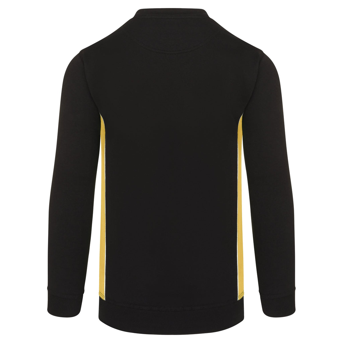 ØRN Silverswift Sweatshirt – Black - Yellow – back