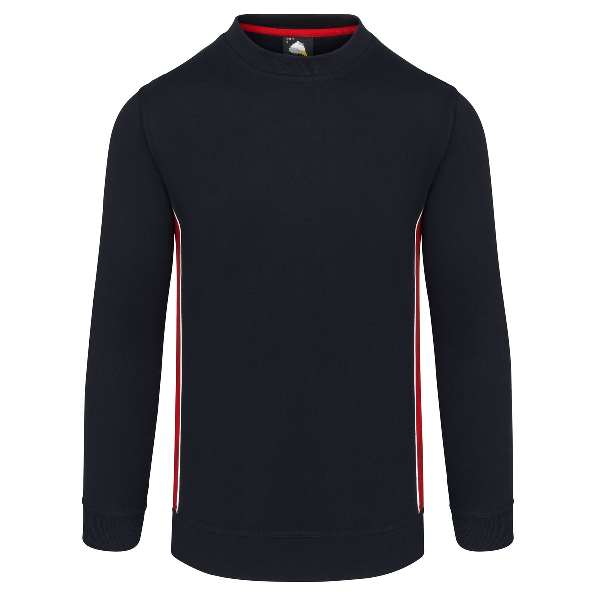 ØRN Silverswift Sweatshirt – Navy - Red – front