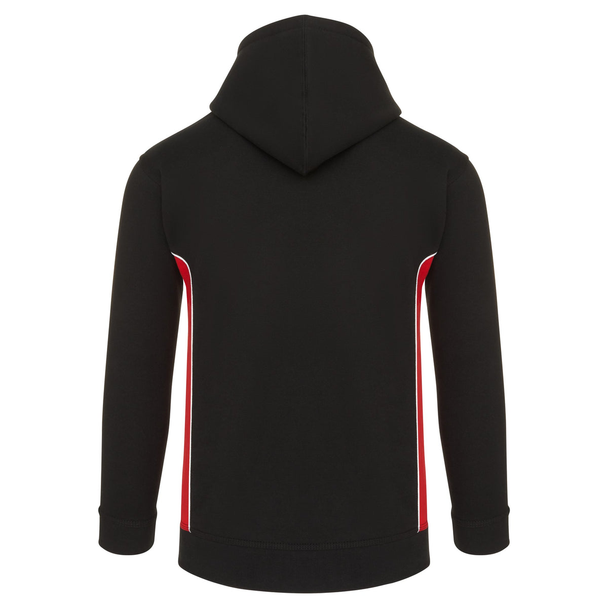 ØRN Silverswift Hoodie – Black - Red – back