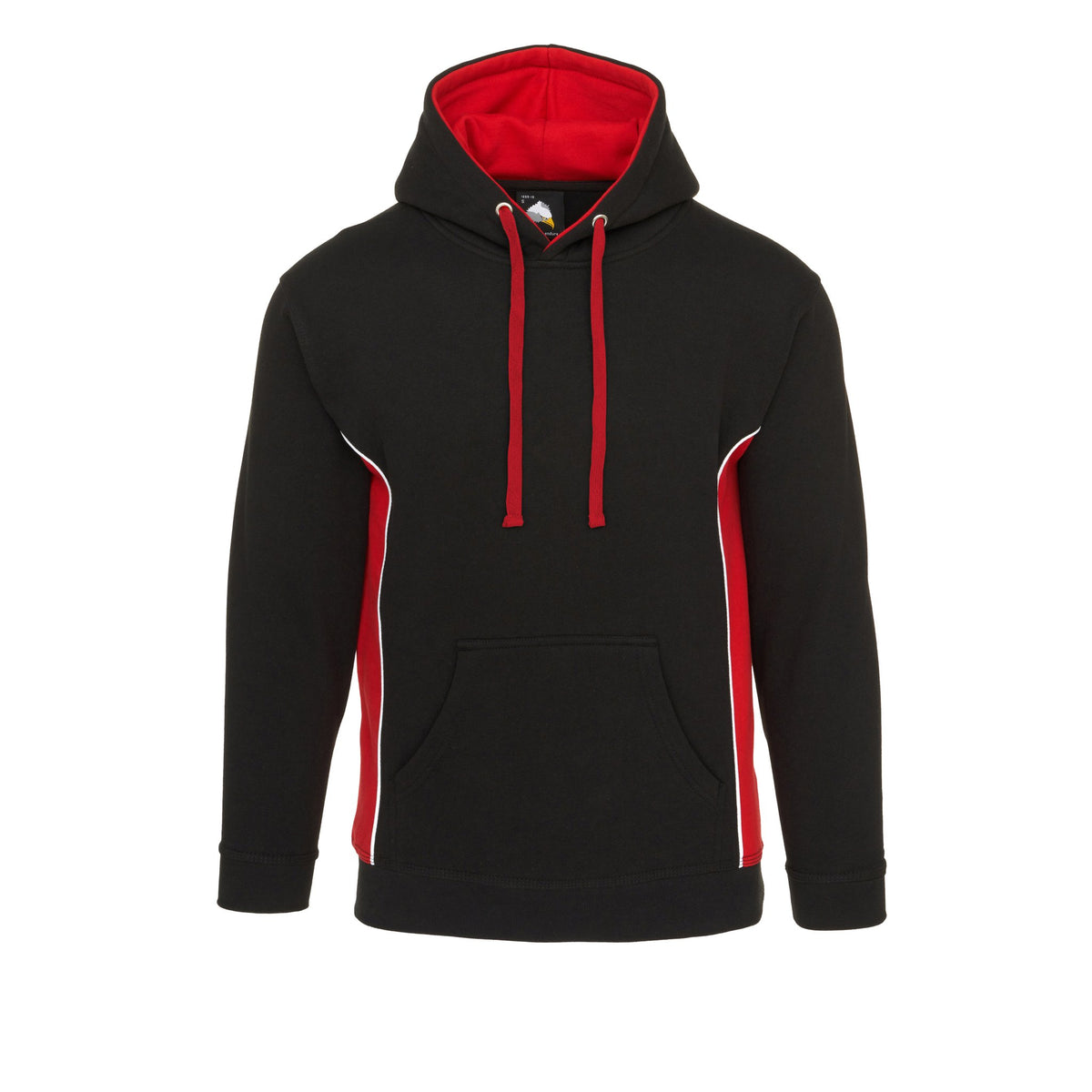 ØRN Silverswift Hoodie – Black - Red – front