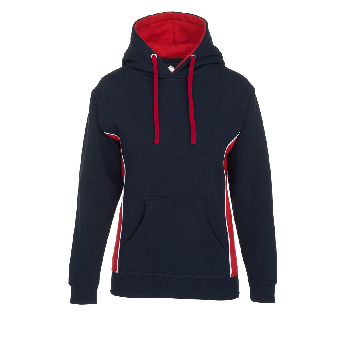 ØRN Silverswift Hoodie – Navy - Red – front