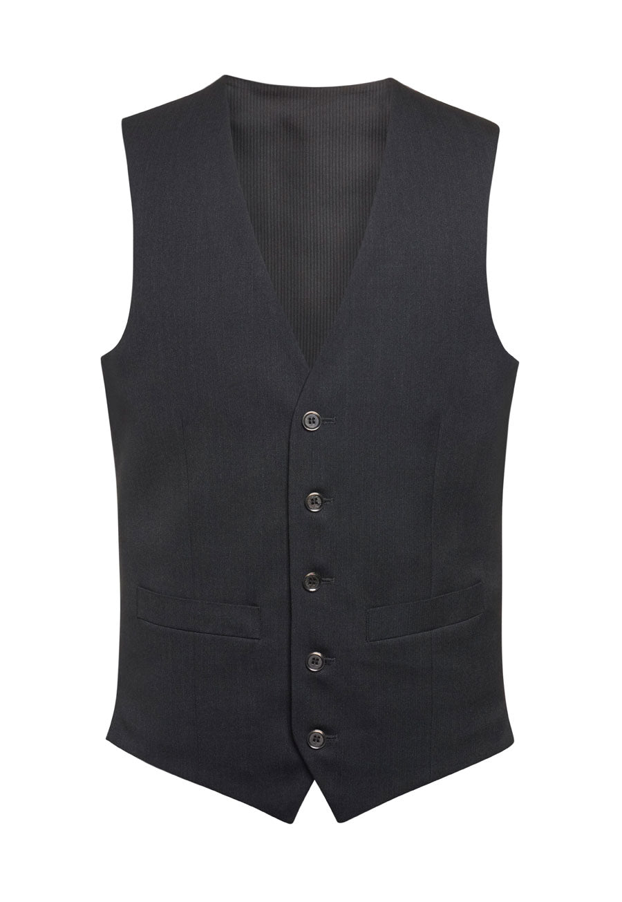 Brook Taverner Capital Waistcoat in Charcoal, image 2