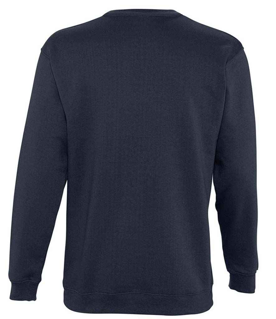 SOL'S Unisex New Supreme Sweatshirt in Navy, back view