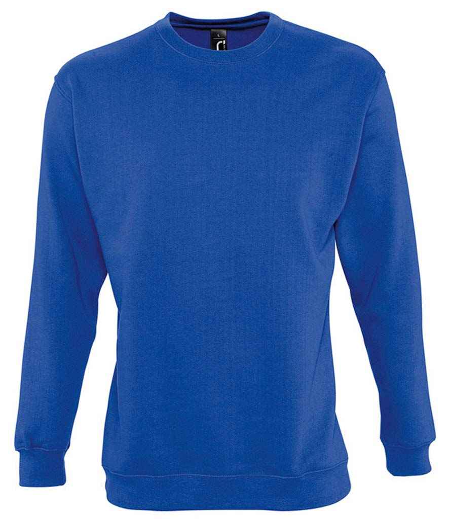 SOL'S Unisex New Supreme Sweatshirt in Royal Blue, front view