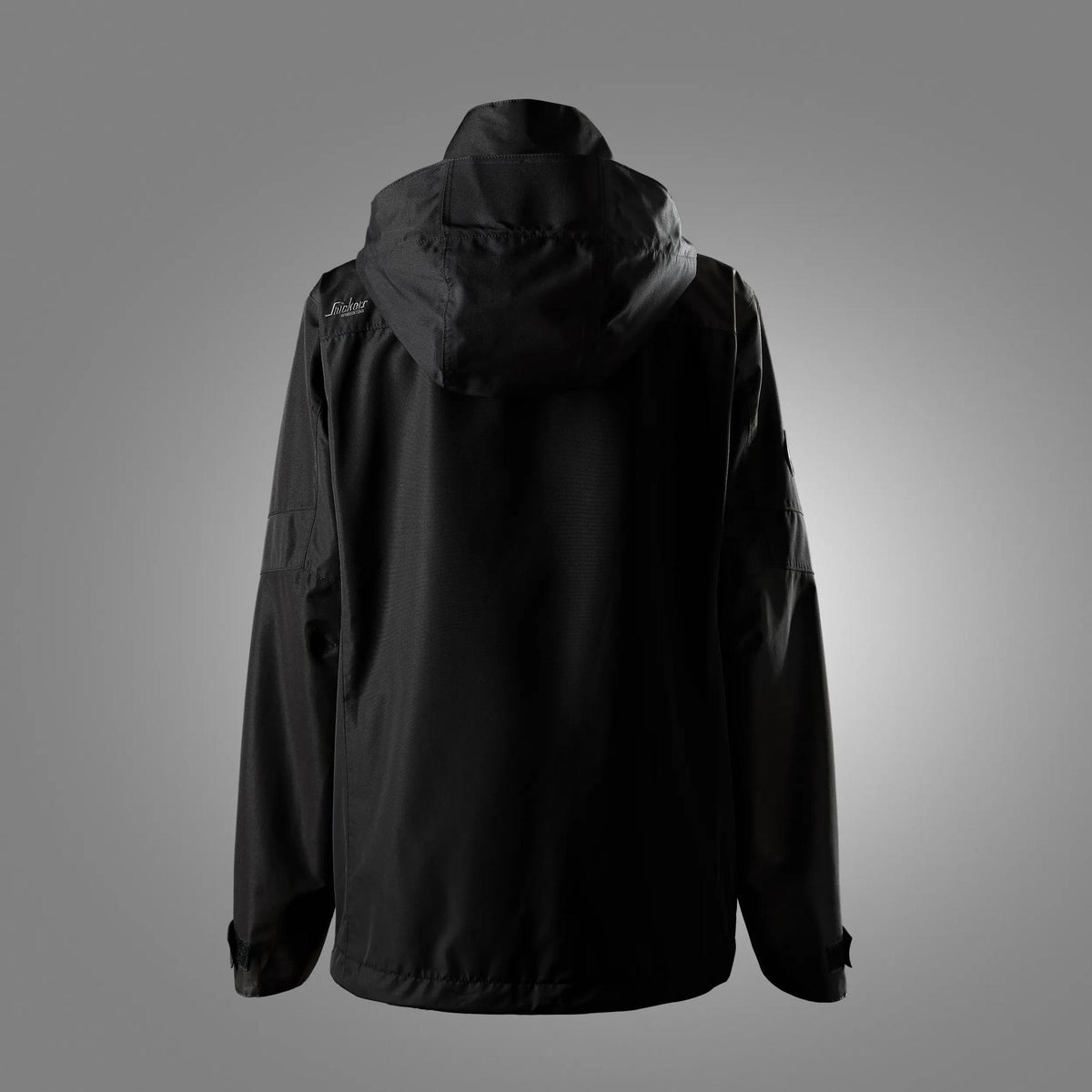 Snickers Workwear 1374 AllroundWork, Women's Waterproof Jacket in Black/Black, back view