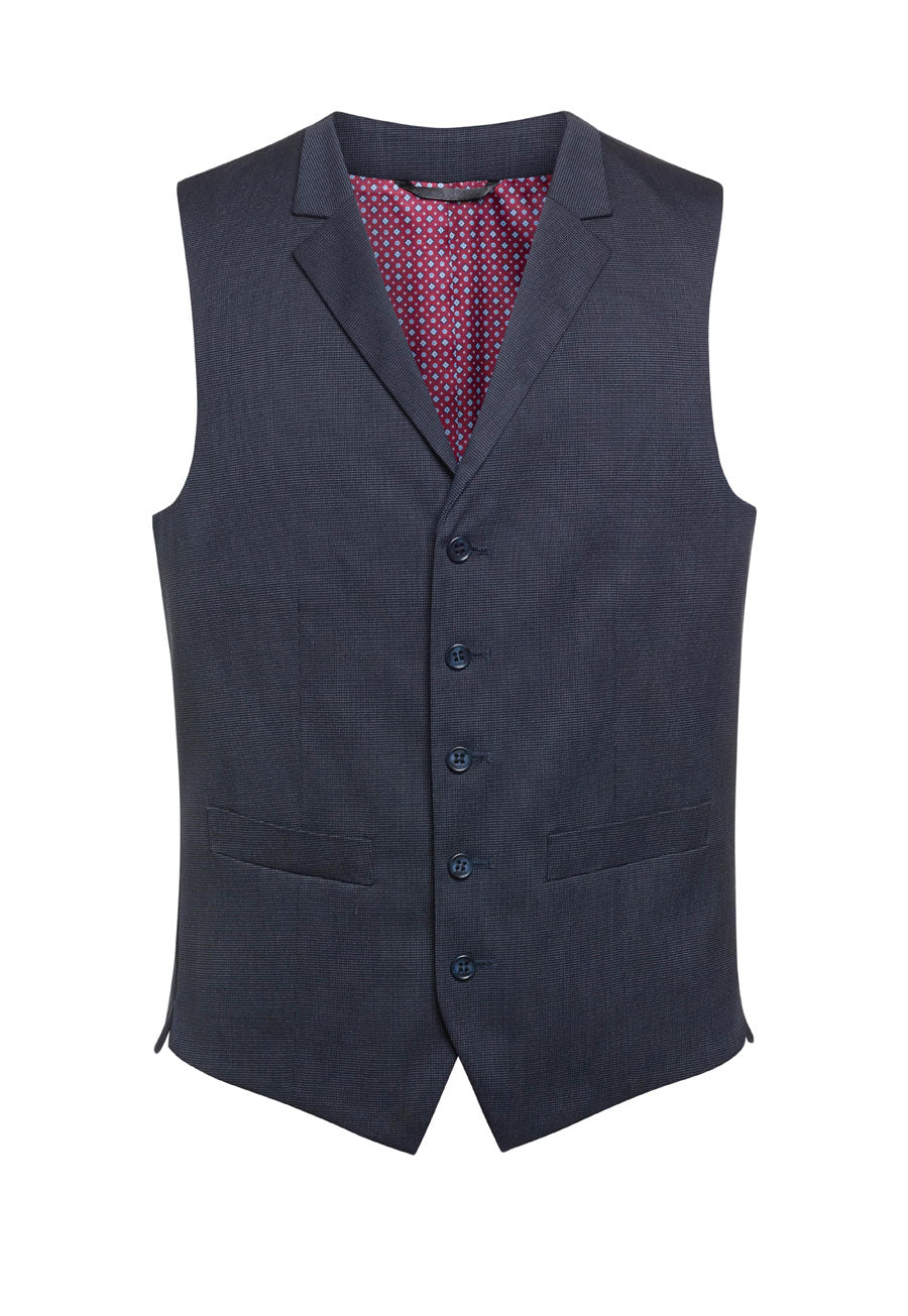 Brook Taverner Proteus Waistcoat in Navy, main product image