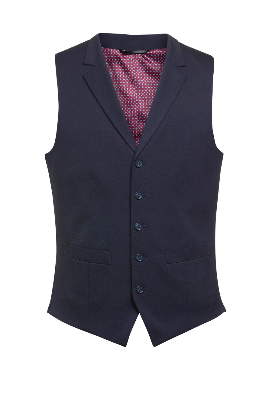 Brook Taverner Proteus Waistcoat in Navy, image 2