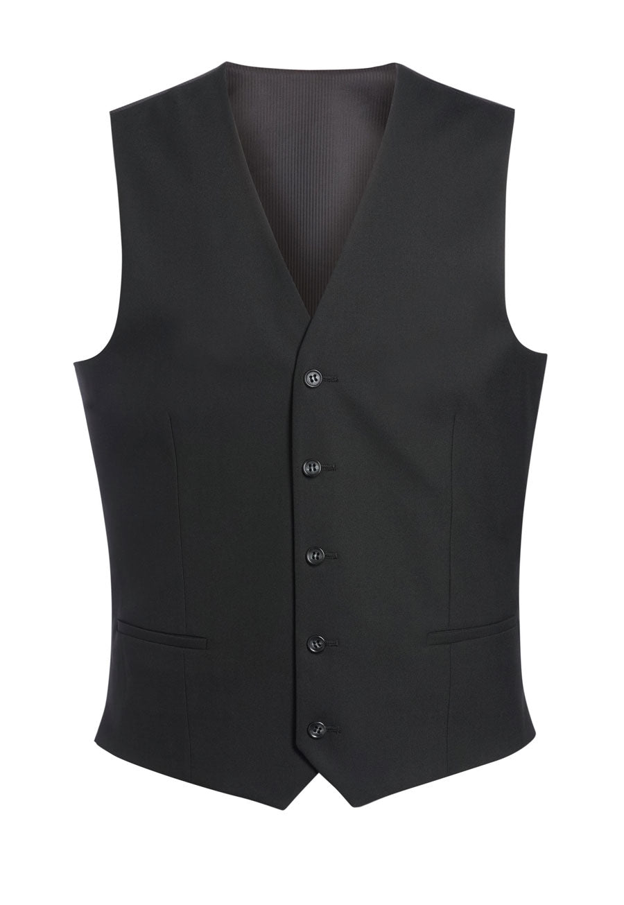 Brook Taverner Nice Waistcoat in Black, image 3