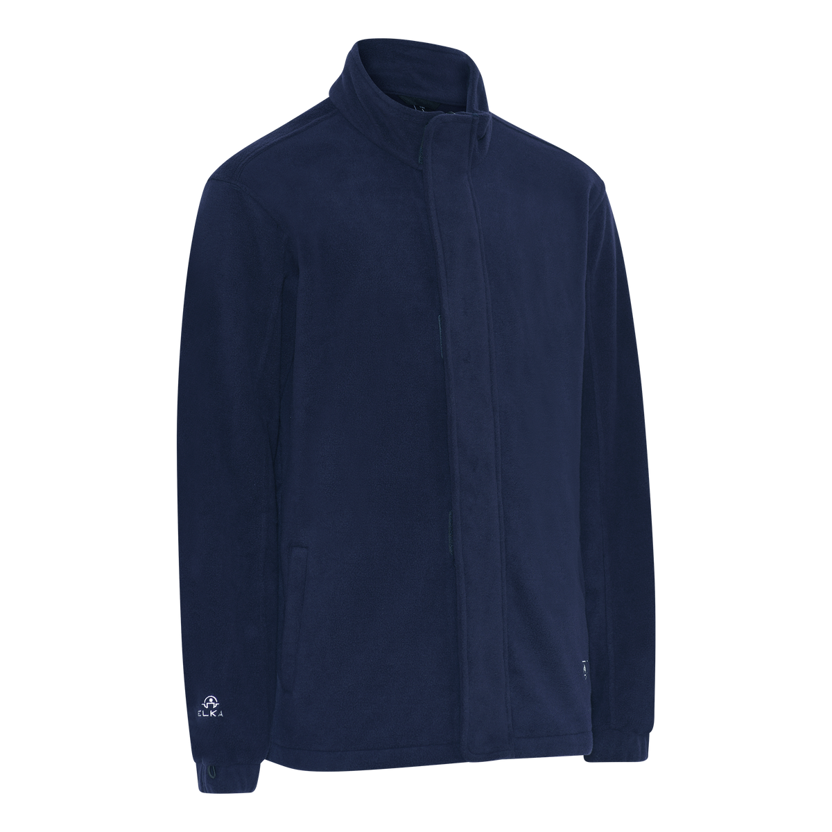 ELKA Rainwear Securetech Multinorm Antiflame Zip-in Fleecejacket in Navy, front view