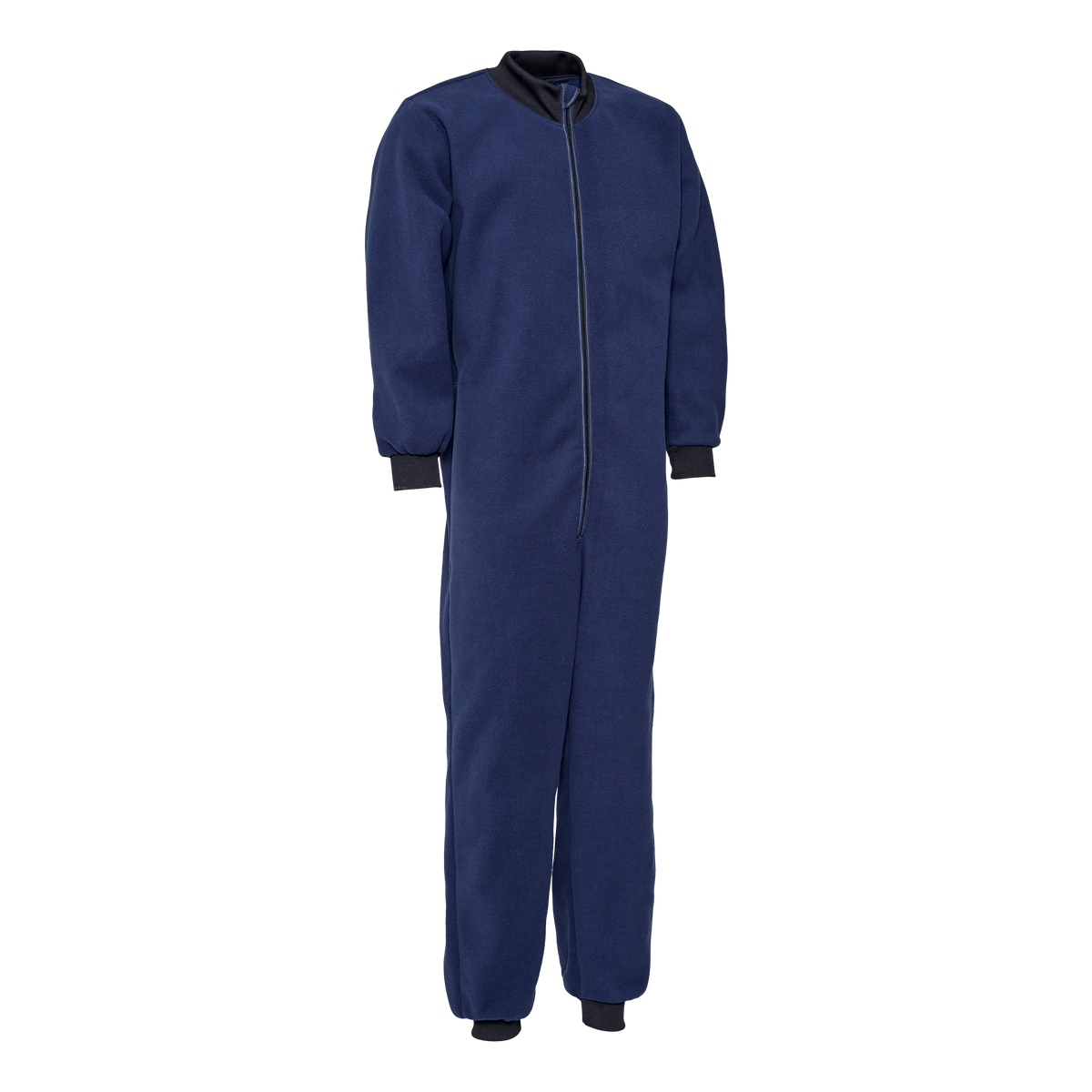ELKA Rainwear Fleece Coverall in Navy, front view