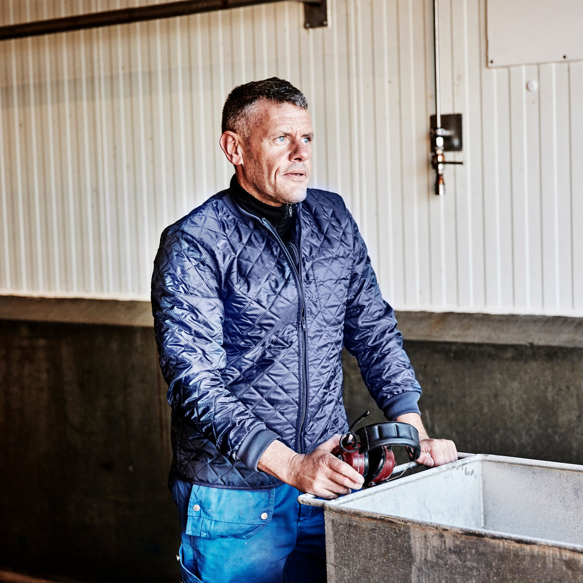 ELKA Rainwear Thermal Jacket in Navy