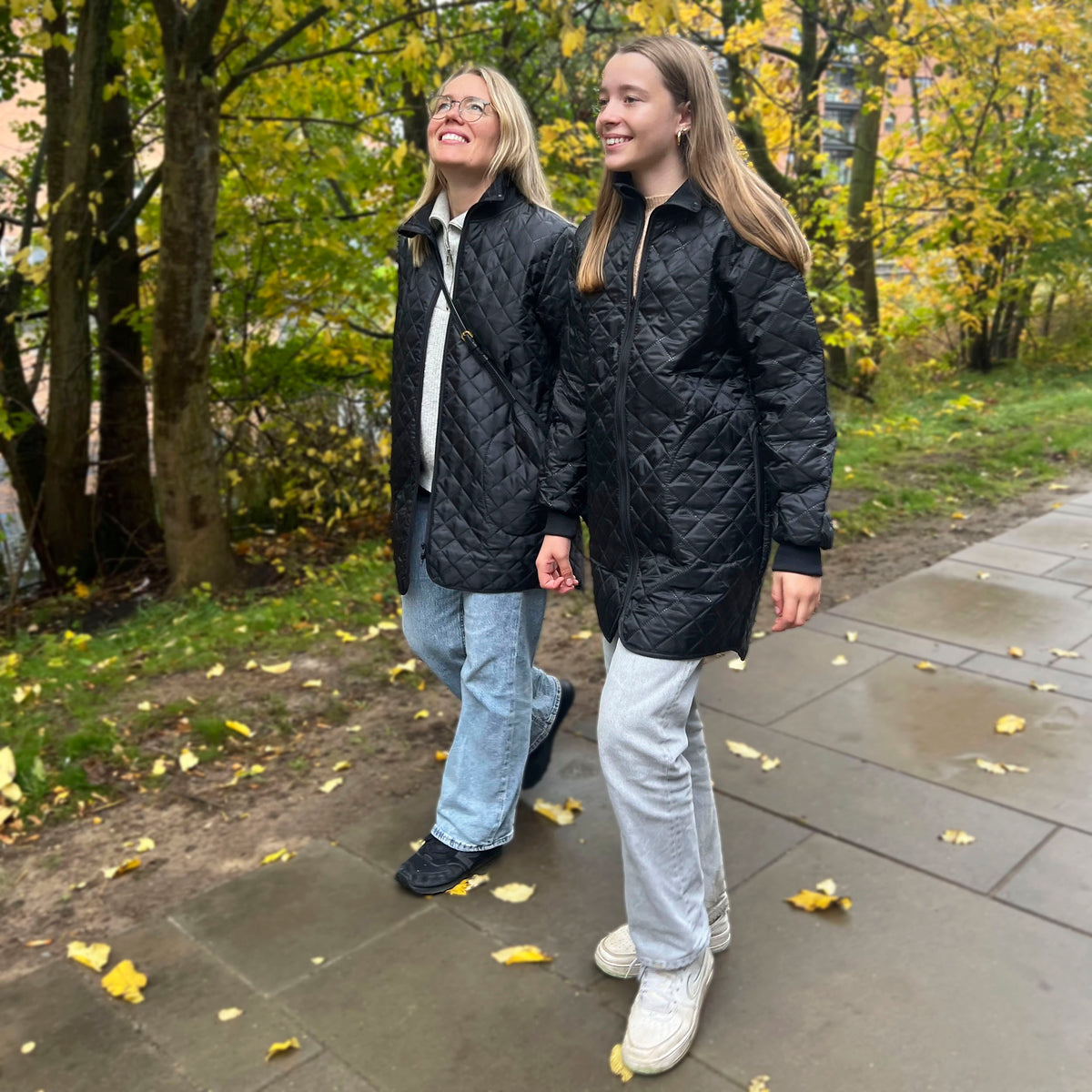ELKA Rainwear Long thermal jacket woman in Black