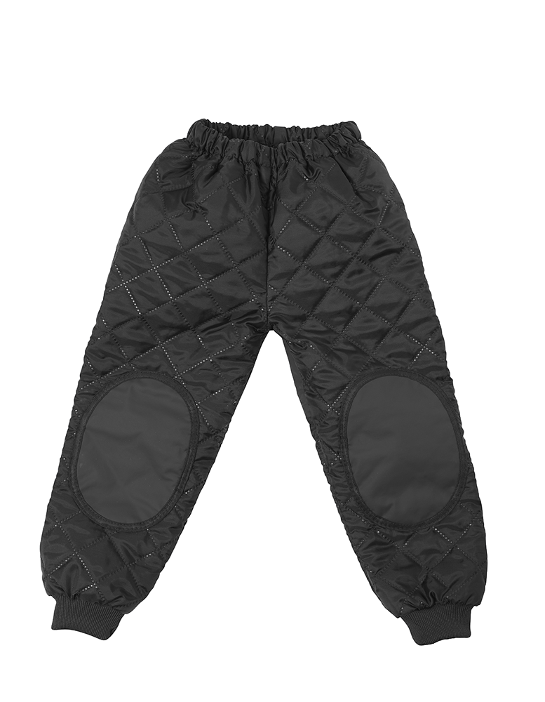 ELKA Rainwear Thermal trousers with PU Kids in Black
