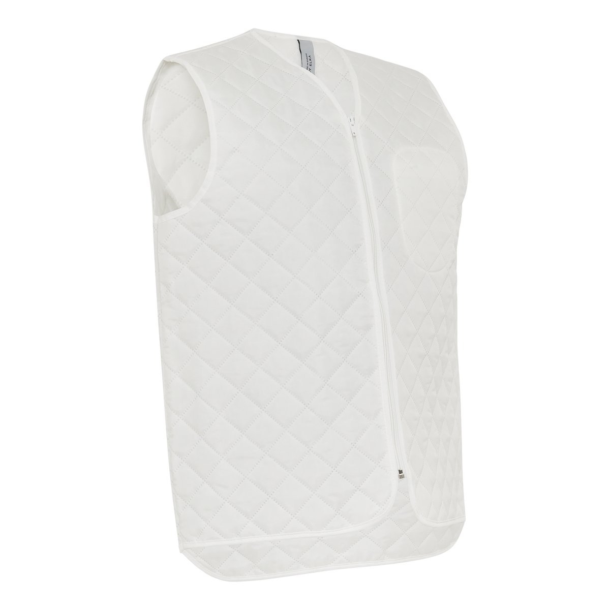 ELKA Rainwear Thermal vest in White, front view