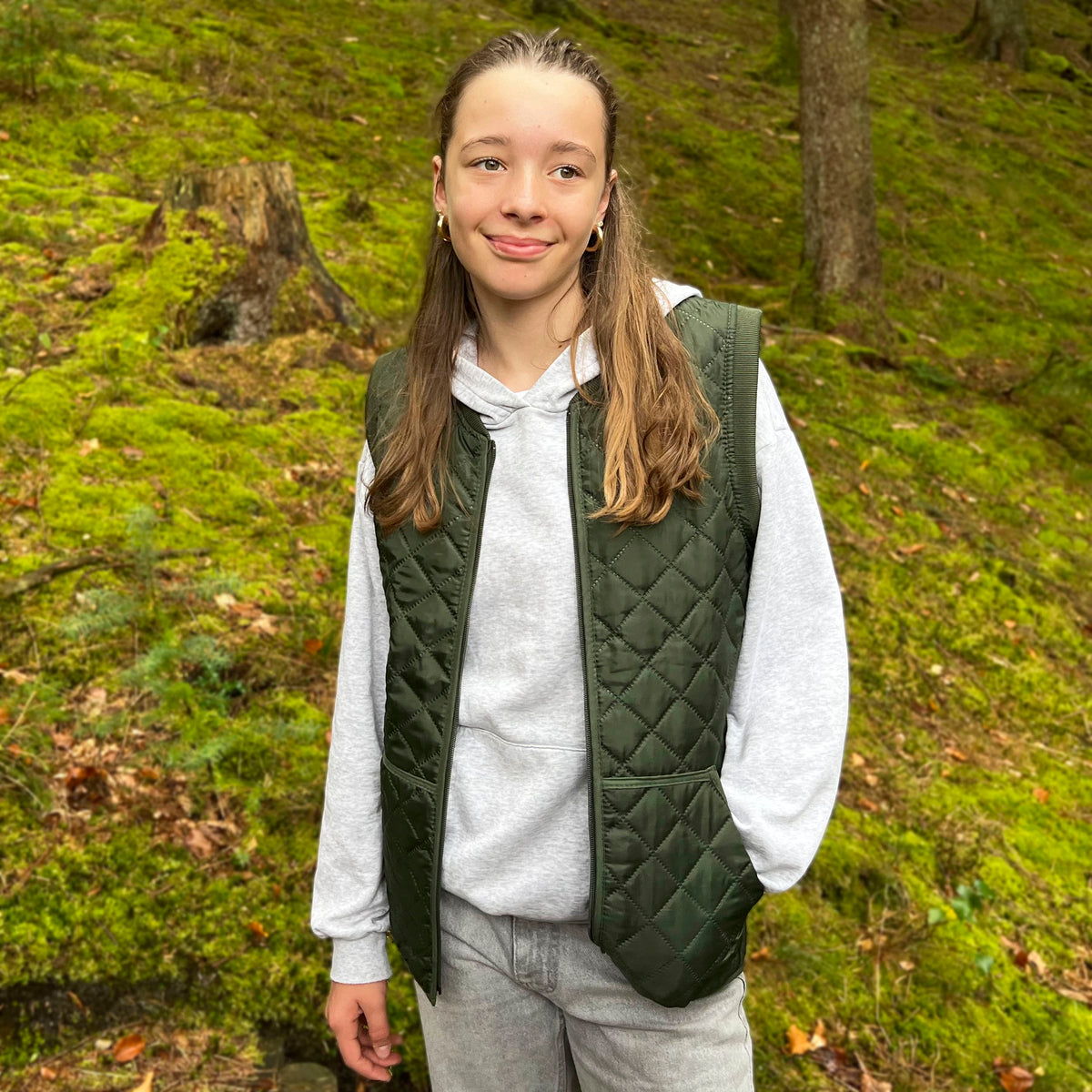 ELKA Rainwear Thermal vest in Olive