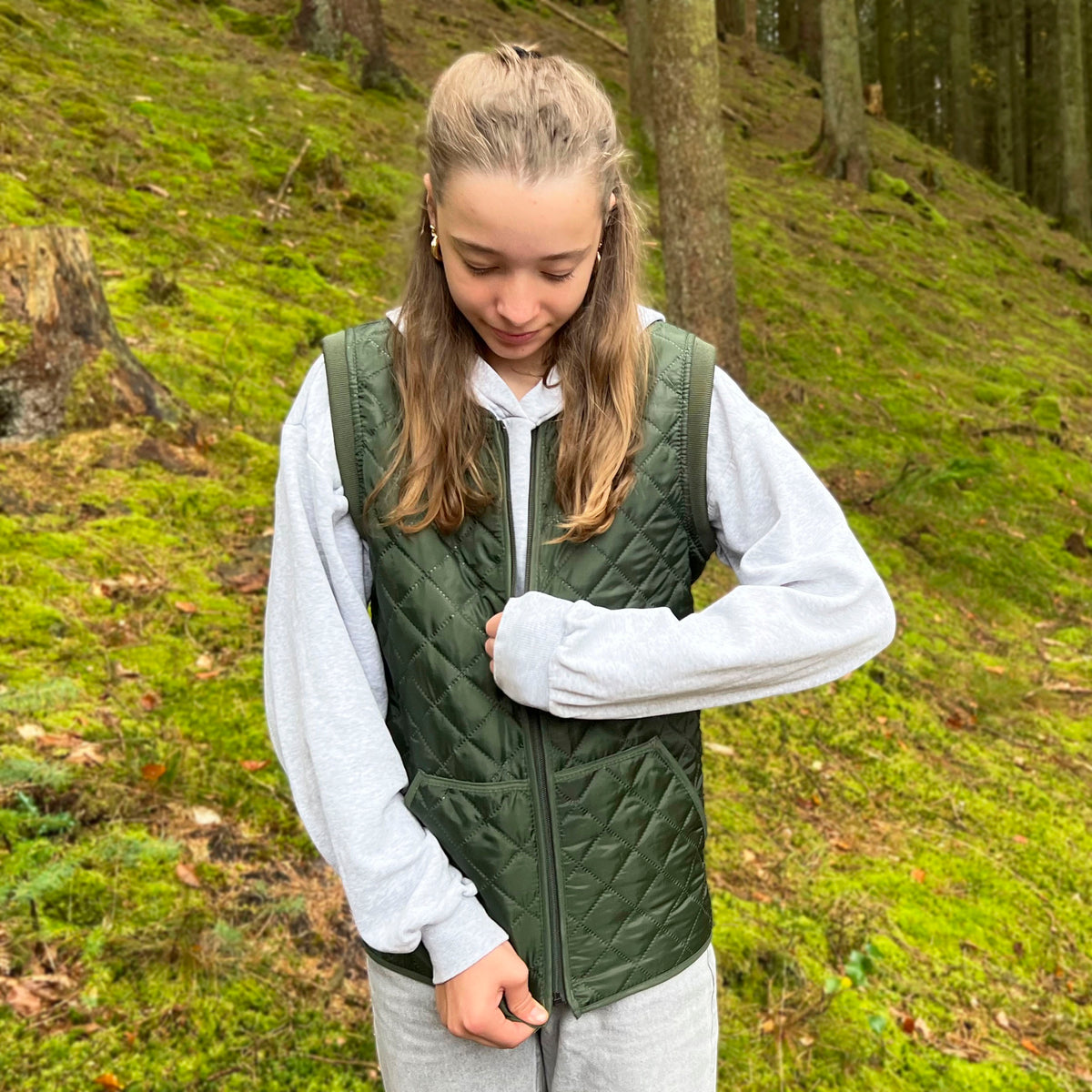 ELKA Rainwear Thermal vest in Olive