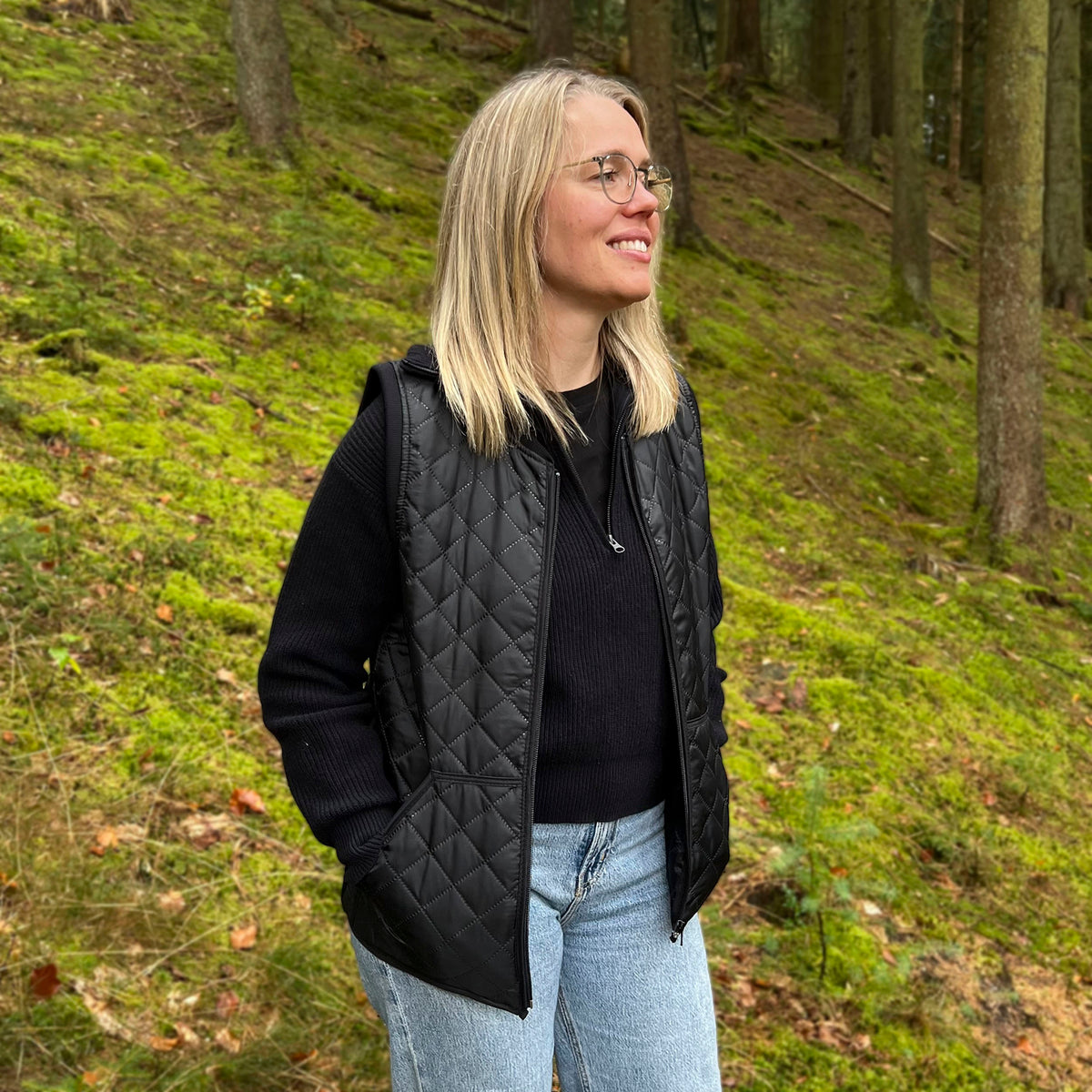 ELKA Rainwear Thermal vest in Black