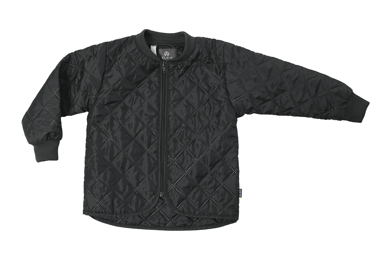 ELKA Rainwear Thermal jacket with rib Kids in Black