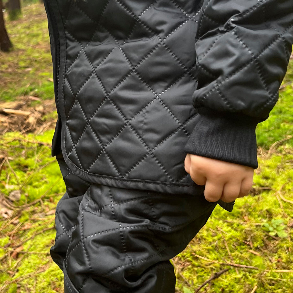 ELKA Rainwear Thermal jacket with rib Kids, front view