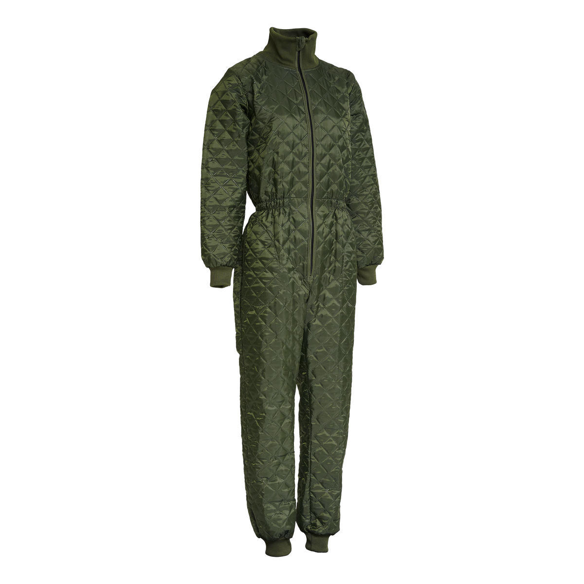 ELKA Rainwear Thermal Coverall Woman in Olive, front view