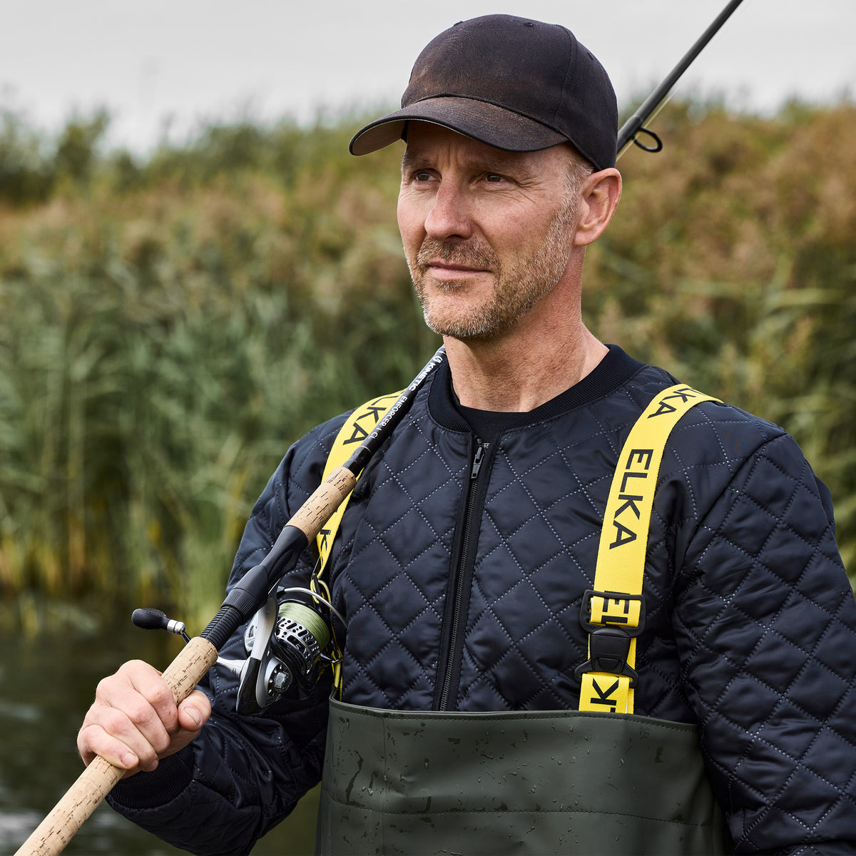 ELKA Rainwear Waders in Olive