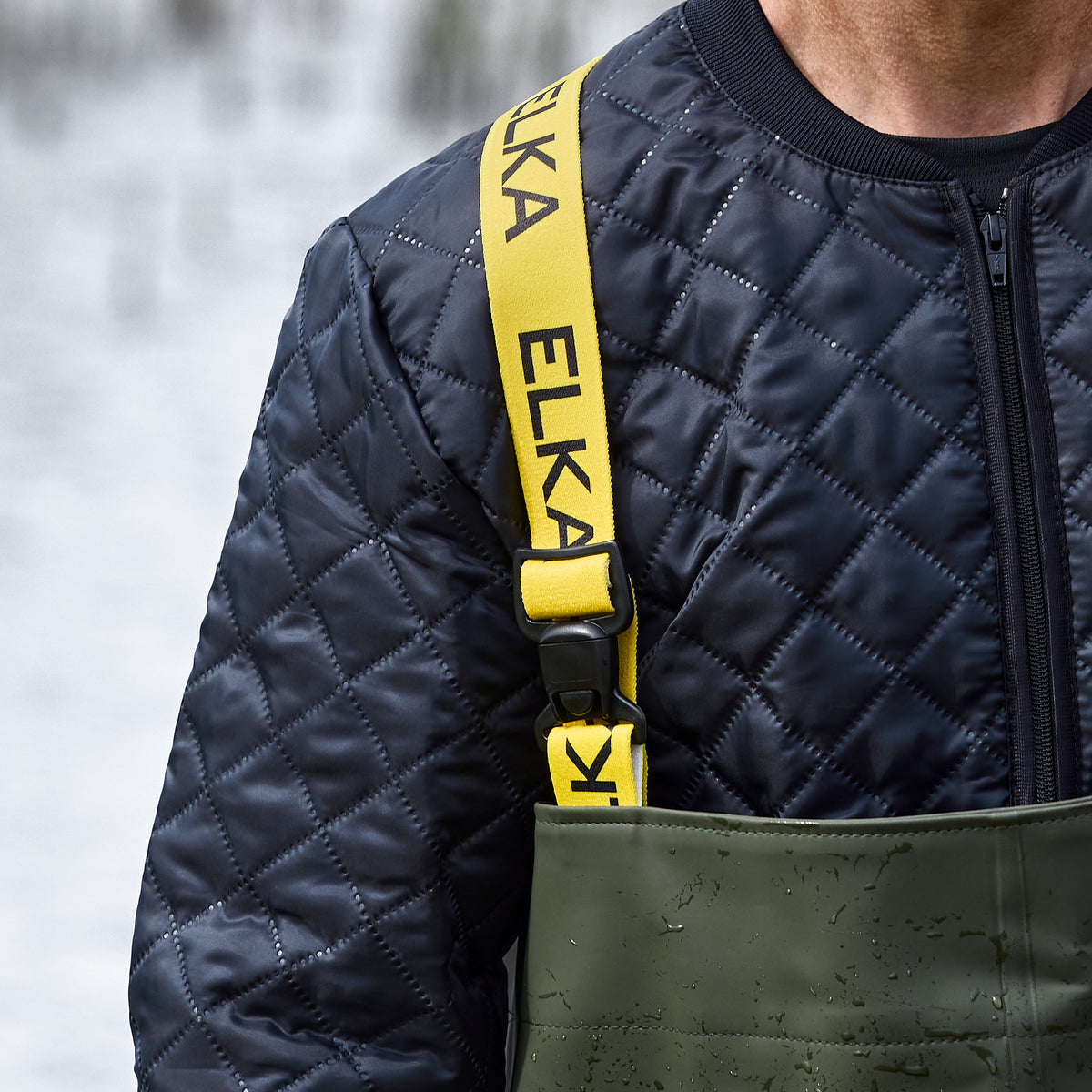 ELKA Rainwear Waders in Olive