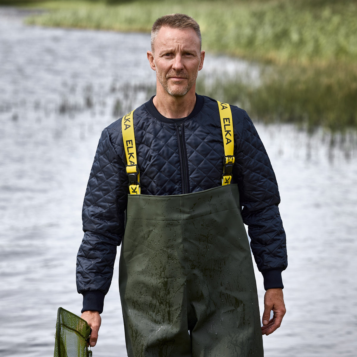 ELKA Rainwear Waders in Olive
