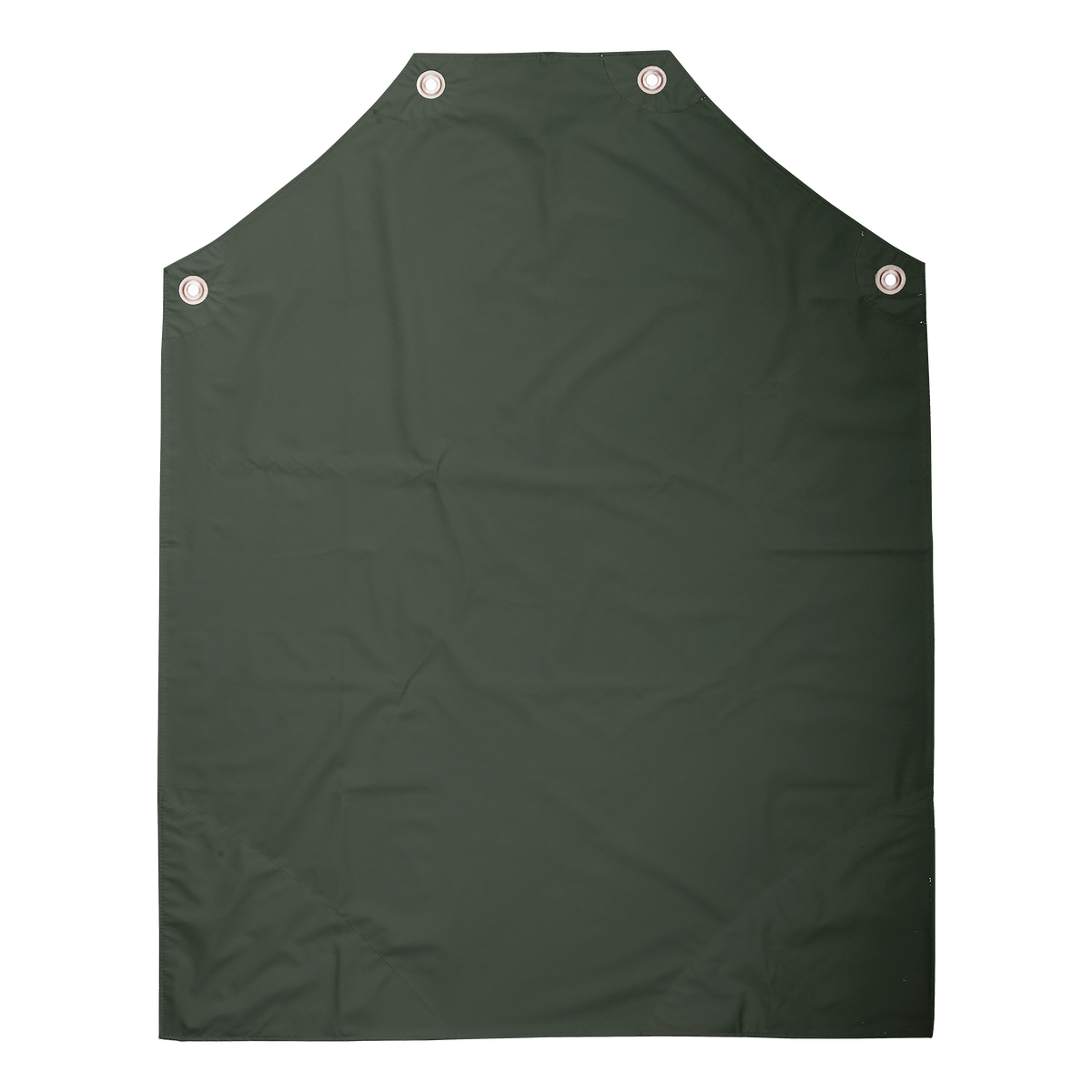 ELKA Rainwear Apron w/loops for braces in Olive, front view