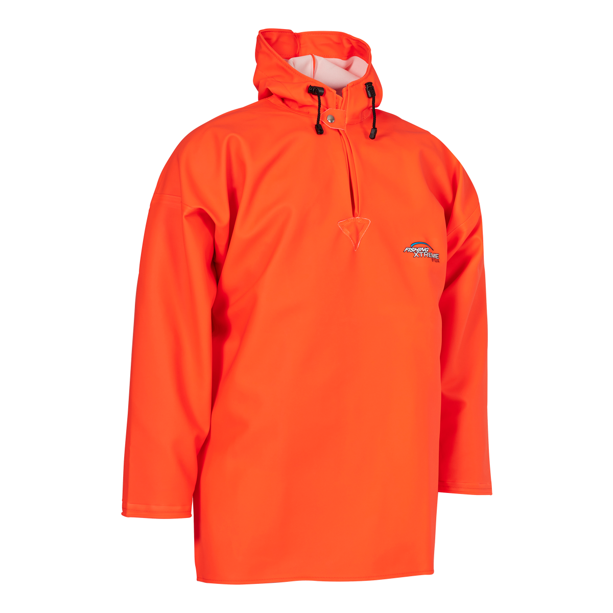 ELKA Rainwear Fishing Xtreme Smock w/elastic in Fl. Orange, front view