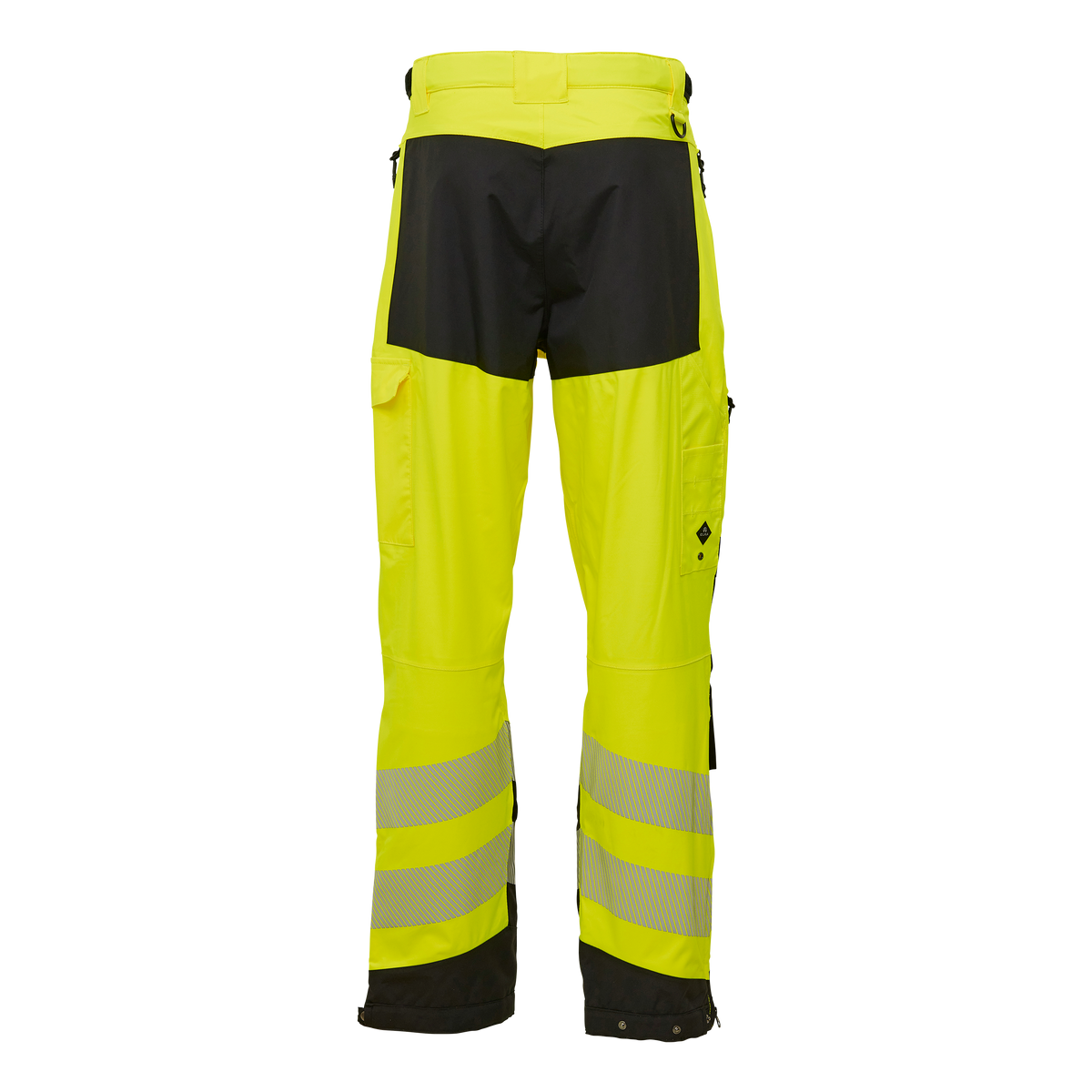 ELKA Rainwear Visible Xtreme Stretch Waist Trousers in Fl. Yellow/Black