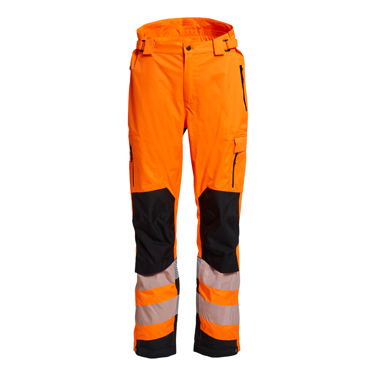 ELKA Rainwear Visible Xtreme Stretch Combi Trousers in Fl. Orange/Black