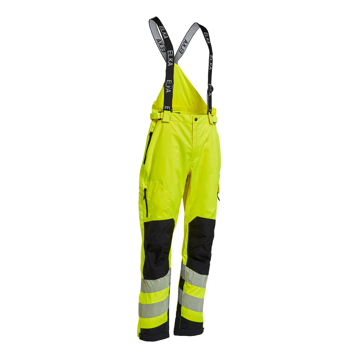 ELKA Rainwear Visible Xtreme Stretch Combi Trousers in Fl. Yellow/Black