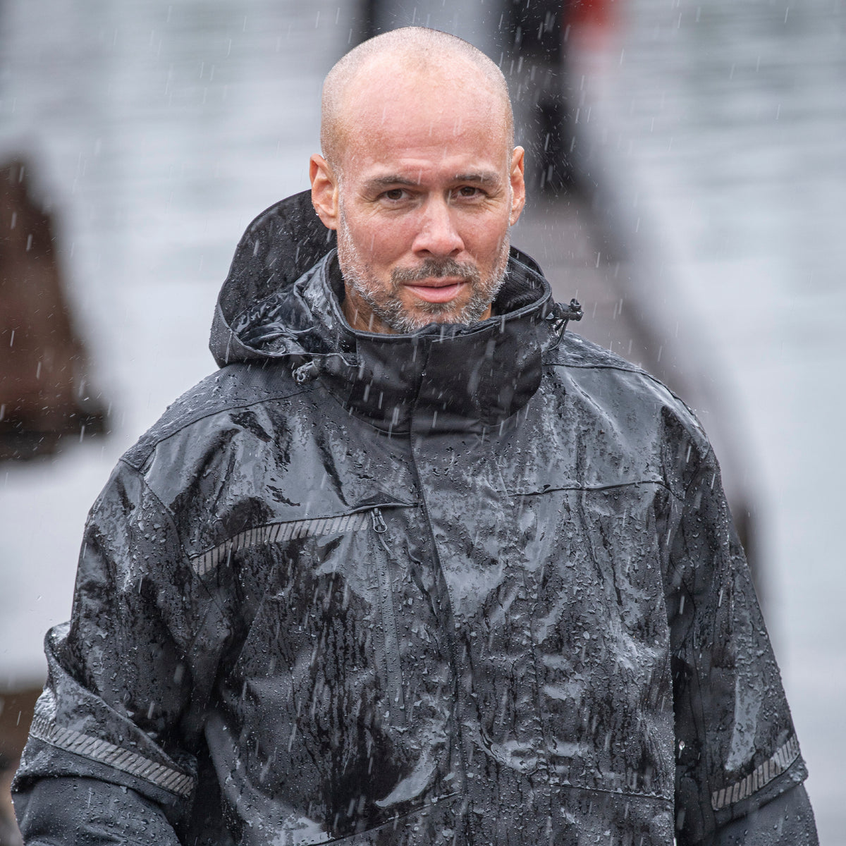 ELKA Rainwear Working Xtreme Recycled Jacket in Black