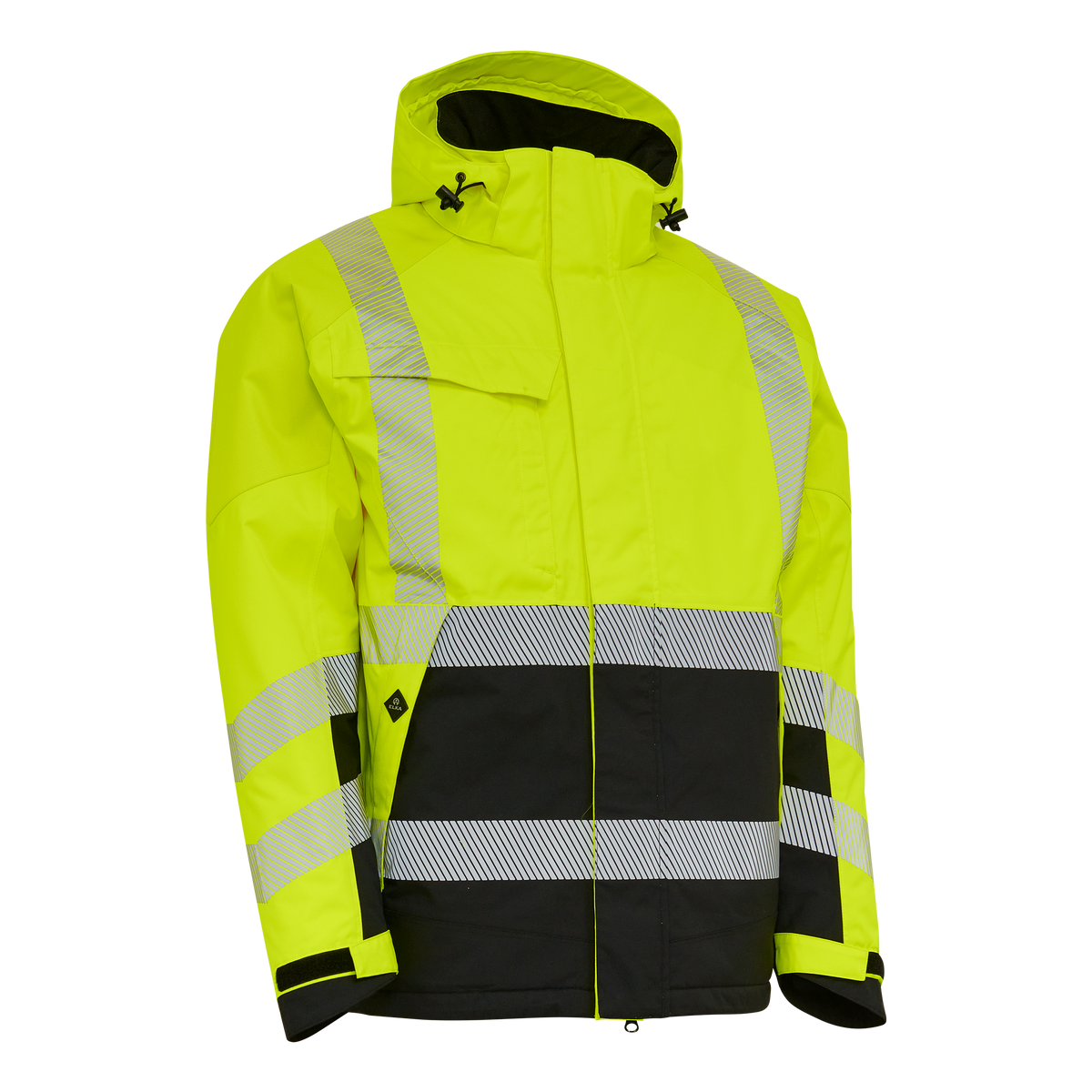 ELKA Rainwear Visible Xtreme Stretch Winter Jacket in Fl. Yellow/Black
