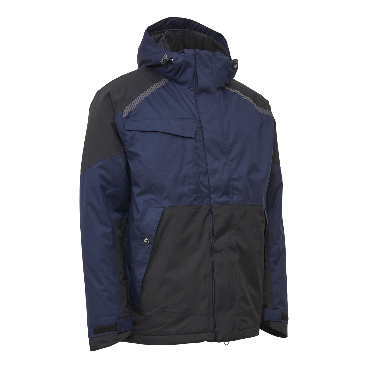 ELKA Rainwear Working Xtreme Stretch Winter Jacket in Navy/Black